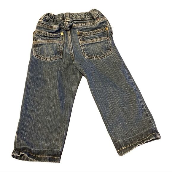 Wonder Kids Boys Relaxed Blue Jeans Adjustable Waste Size 24 Months - Picture 2 of 2